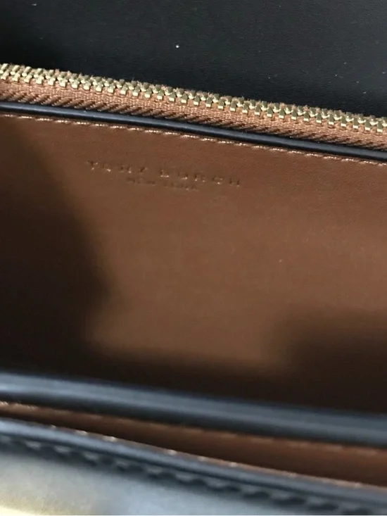 Tory Burch Black Shoulder Bag with Gold Logo and Chain - Picture 4 of 11